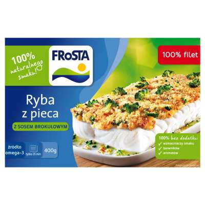 FROSTA RYBA Z PIECA 400G Z BROKUŁ.