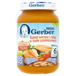 GERBER BUKIET WARZYW Z RYBĄ 190G