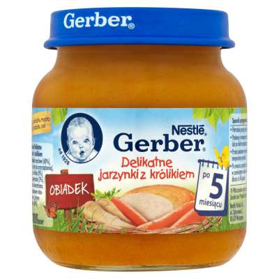 GERBER DANIE 130G JARZYNKI/KRÓLIK