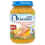 GERBER DANIE 190G WARZYWA/CIELĘCINA/KLUSKI