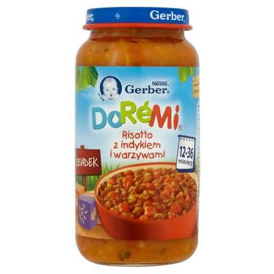 GERBER DANIE 250G RISOTTO Z INDYK/WARZYWA