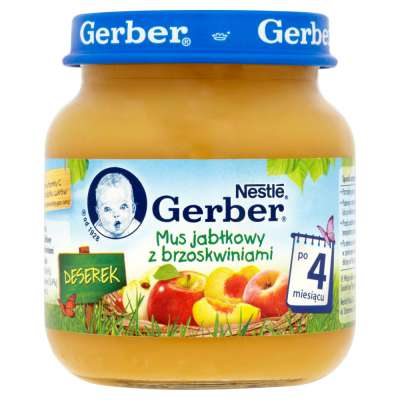 GERBER DESER 130G JABŁ/BRZOSKWINIE