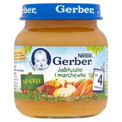 GERBER DESER 130G JABŁ/MARCHEWKA