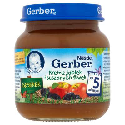 GERBER DESER 130G JABŁ/SUSZ. ŚLWKA