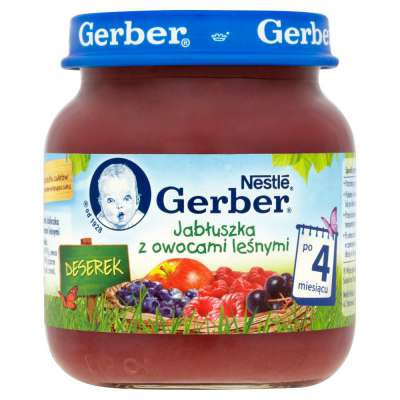 GERBER DESER JABŁ/OW.LEŚNE 130G.