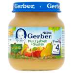 GERBER DESER JABŁKO GRUSZKA 130G