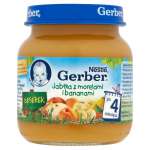 GERBER DESER JABŁKO MORELA BANAN 130G
