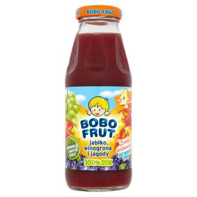 GERBER SOK 300ML BOBOFR. JABŁ/JAGODA