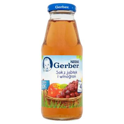 GERBER SOK 300ML JABŁKO WINOGRONO