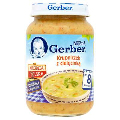 GERBER ZUPA 190G KRUPNICZEK/CIELECINA