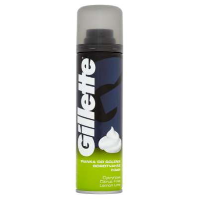 GILLETTE PIANKA D/GOL. 200ML CYTRYNOWA