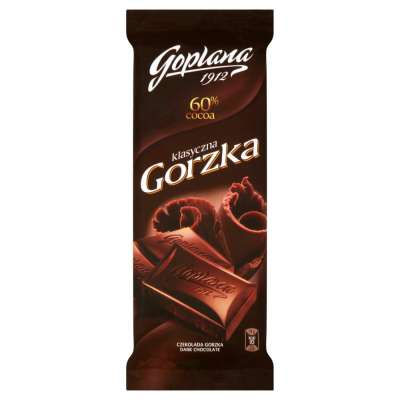 GOPLANA CZEKOLADA GORZKA 90G.