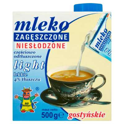 GOSTYŃ MLEKO NIEŁODZONE LIGHT 500G