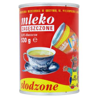 GOSTYŃ MLEKO SŁODZONE PUSZKA 530G.