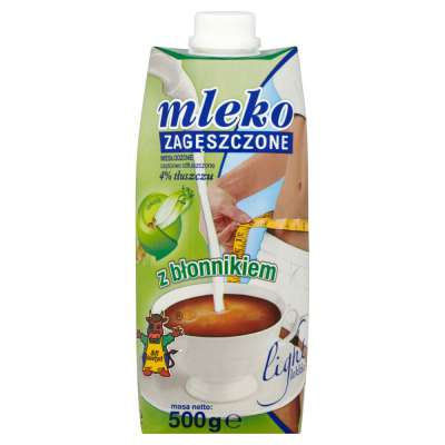GOSTYŃ MLEKO Z BŁONNIKIEM LIGHT 500G