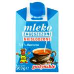 GOSTYŃ MLEKO ZAGĘSZCZONE NIESŁODZONE 200G