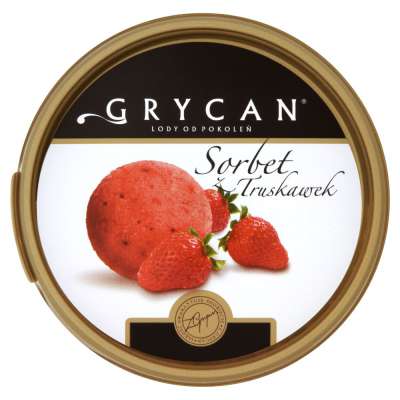 GRYCAN 500ML SORBET Z TRUSKAWEK