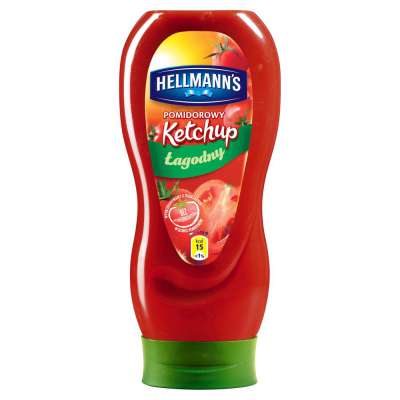HELLMANS KETCHUP ŁAGODNY 490G