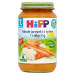 HIPP DANIE 220G MŁODE JARZYNKI/CIELĘCINA