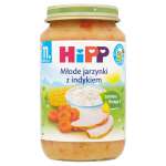 HIPP DANIE 220G MŁODE JARZYNKI/INDYK