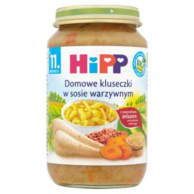 HIPP KLUSECZKI W SOSIE WARZYW.220G