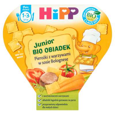 HIPP PIEROŻKI W SOSIE BOLOGNESE 250G