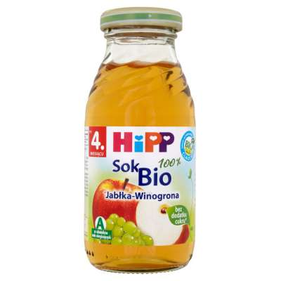 HIPP SOK 200ML JABŁ/WINOGR