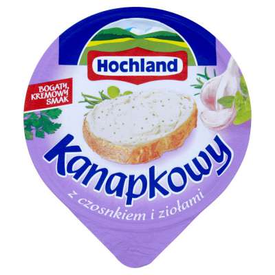 HOCHLAND KANAPKOWY 150G CZOSNEK/ZIOŁA