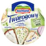 HOCHLAND SER TWAROG 140G MIX KRĄŻEK