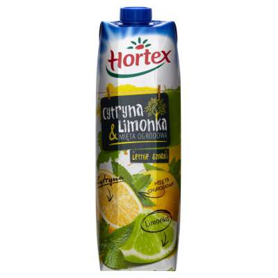 HORTEX NAPÓJ CYTRYNA LIMETKA MIĘTA 1L