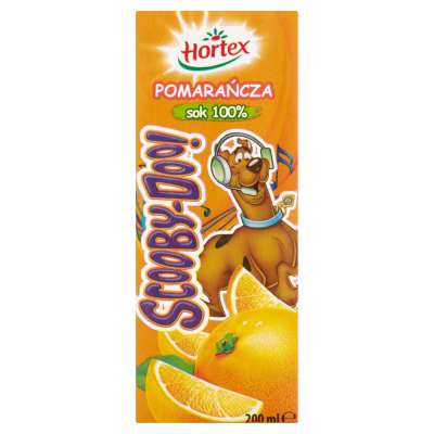 HORTEX SCOOBYDOO SOK 0,2L POMARAŃCZ