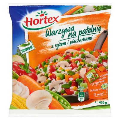 HORTEX WARZ NA PAT 450G Z RYŻEM I PIECZ