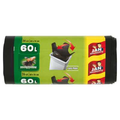 JAN NIEZBĘDNY WORKI NA ŚMIECI EASY PACK 60 L
