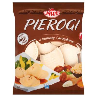 JAWO MROŻONE PIEROGI DOMOWE Z KAPUSTĄ I GRZYBAMI 450G