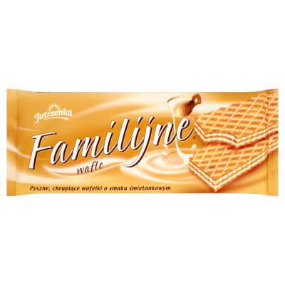 JUTRZENKA FAMILIJNE WAFLE ŚMIETANKOWE 180G