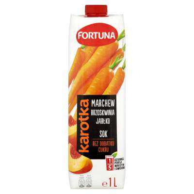 KAROTKA SOK 1L MARCH/JABŁ/BRZOS.