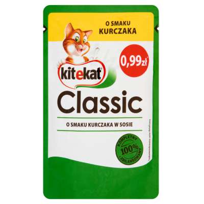 KITEKAT CLASSIC 85G SASZETKA KURCZAK
