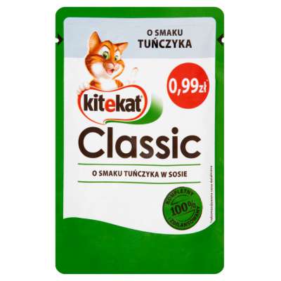 KITEKAT CLASSIC 85G SASZETKA TUŃCZYK