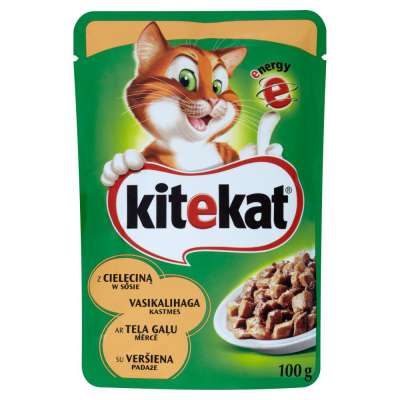 KITEKAT SASZETKA 100G POSIŁEK Z CIELĘCINĄ