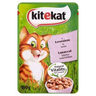KITEKAT SASZETKA 100G Z ŁOSOSIEM