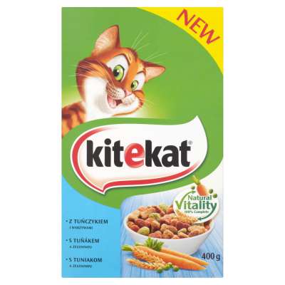 KITEKAT SUCHA 400G Z TUŃCZYKIEM I WARZYWAMI