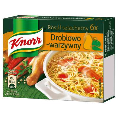 KNORR ROSÓŁ SZLACHETNY DROBIOWO-WARZYWNY 60G