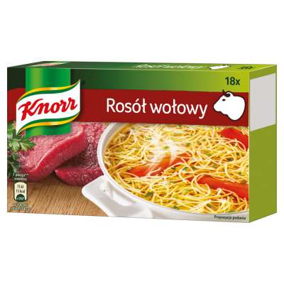 KNORR ROSÓŁ WOŁOWY 9L 18SZT.