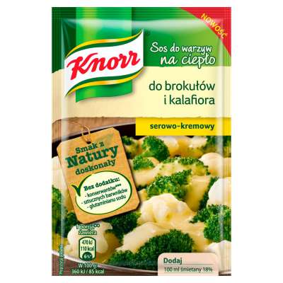 KNORR SOS NA CIEPŁO DO BROKUŁA I KALAFIORA 23G