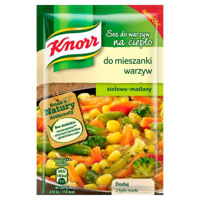 KNORR SOS NA CIEPŁO DO MIESZANKI WARZYW 16G