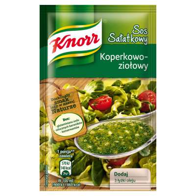 KNORR SOS SAŁATKOWY 9G KOPEREK/ZIOŁO