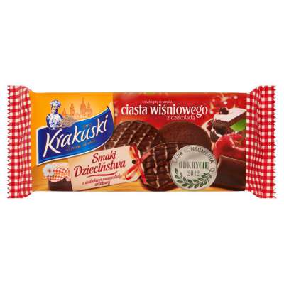 KRAKUSKI BISZKOPTY 145G O SM. CIASTA WIŚ. Z CZEK.