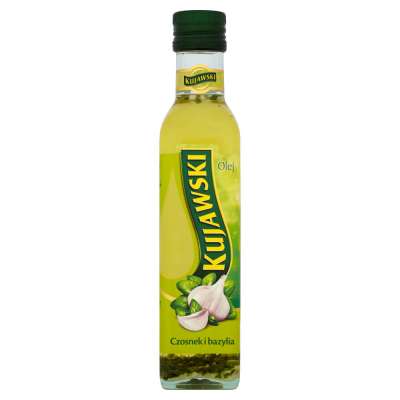 KUJAWSKI OLEJ CZOSNEK BAZYLIA 250ML