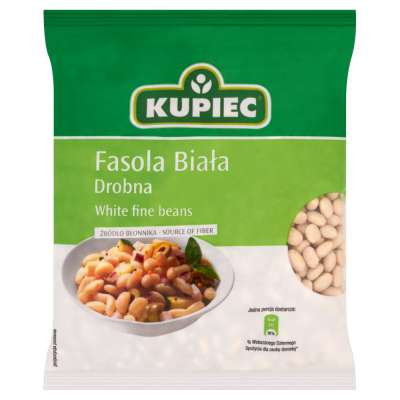 KUPIEC FASOLA BIAŁA DROBNA 400G