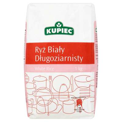 KUPIEC RYŻ BIAŁY 1KG.